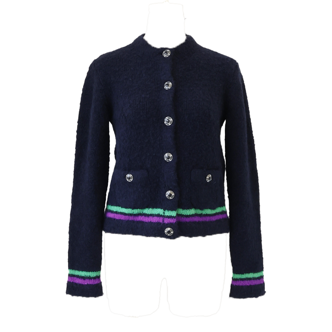 ITVGHD7P572R Chanel 25N Coco Neige Cashmere Cardigan