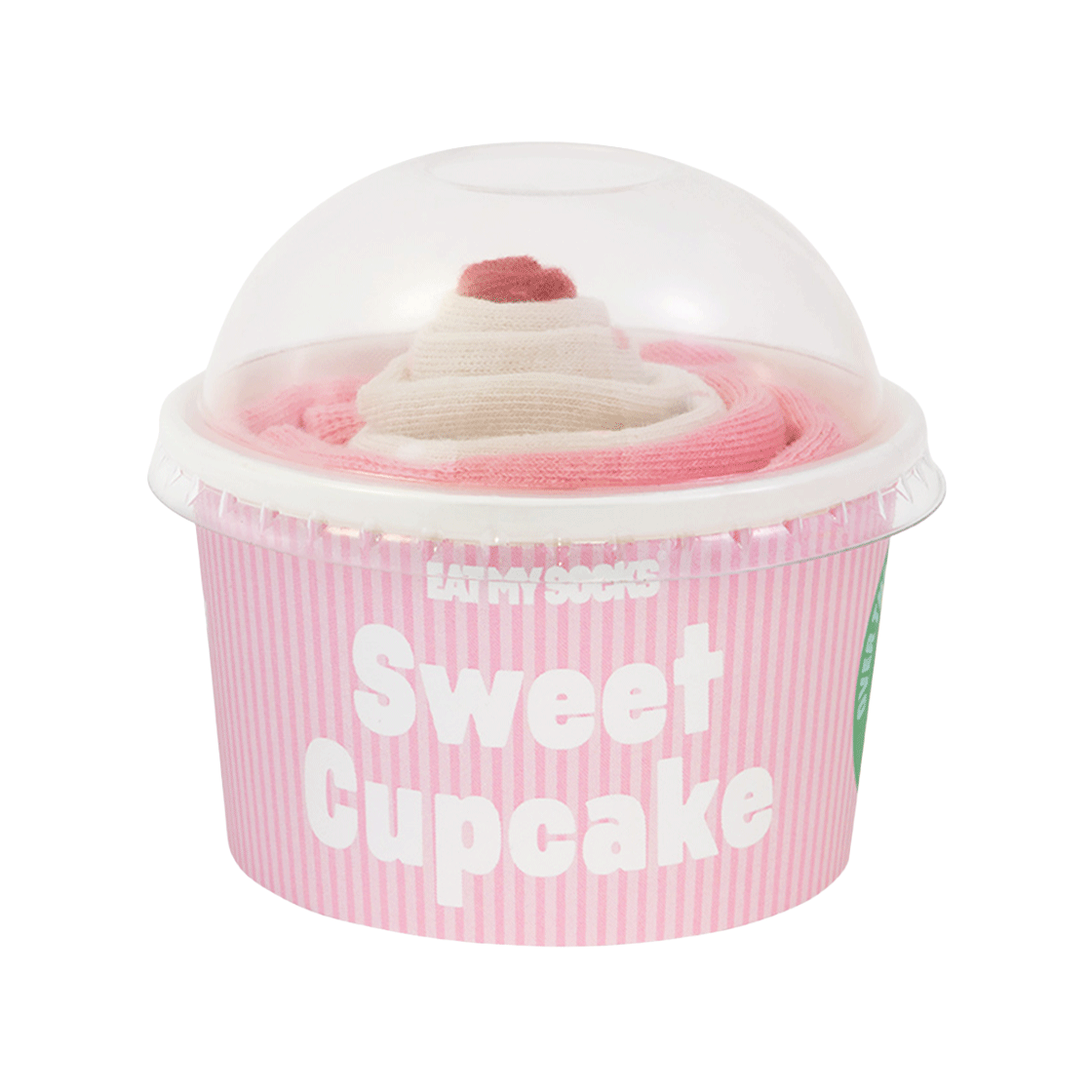 3D Strawberry Cupcake Eat My Socks 3D Strawberry Cupcake