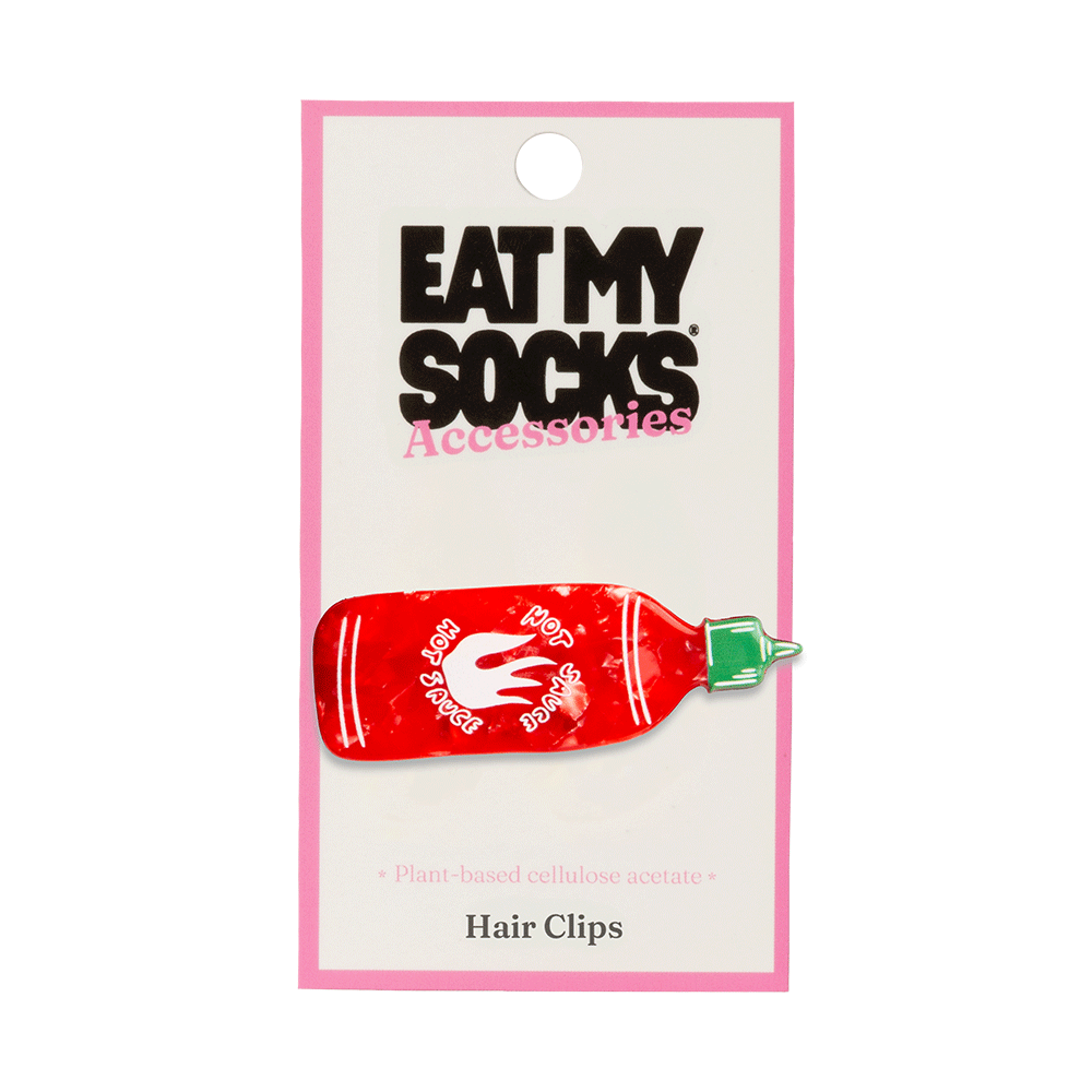 잇마이삭스 Sriracha 스리라차 헤어핀 머리핀(Eat My Socks Sriracha  Hair Clips) - 3