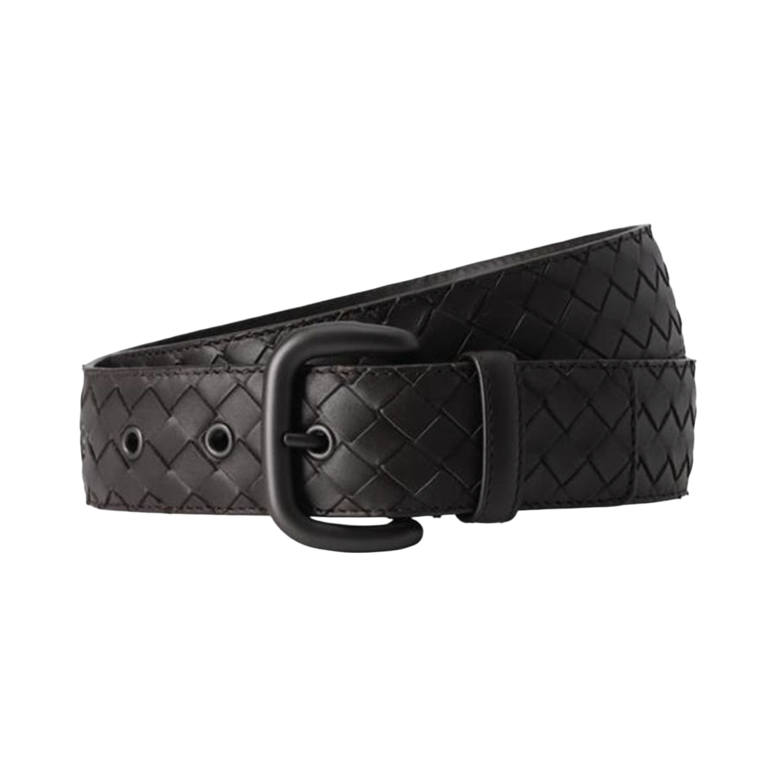 173784V47W02090 Bottega Veneta Adjustable Waist Belt Dark Brown
