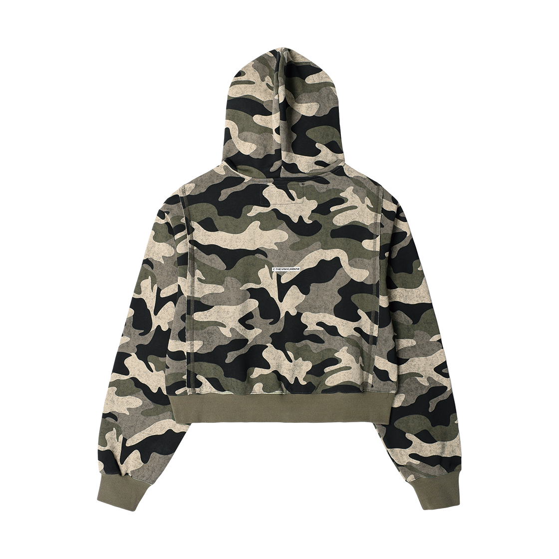 더바이닐하우스 스터드 풀 집업 후디(W) 카모(Thevinylhouse Studded Full Zip-Up Hoodie (W) Camo) - 2