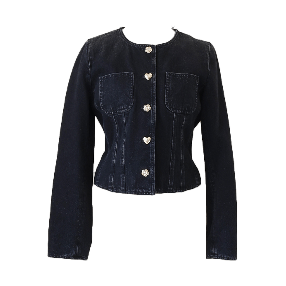 ITOOSWTEVLV6 Chanel Pocket Denim Jacket