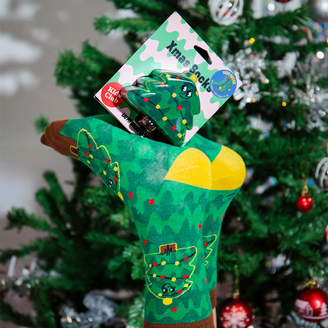 잇마이삭스 3D Xmas Tree 크리스마스 트리 키즈양말(Eat My Socks 3D Xmas Tree Kids) - 5