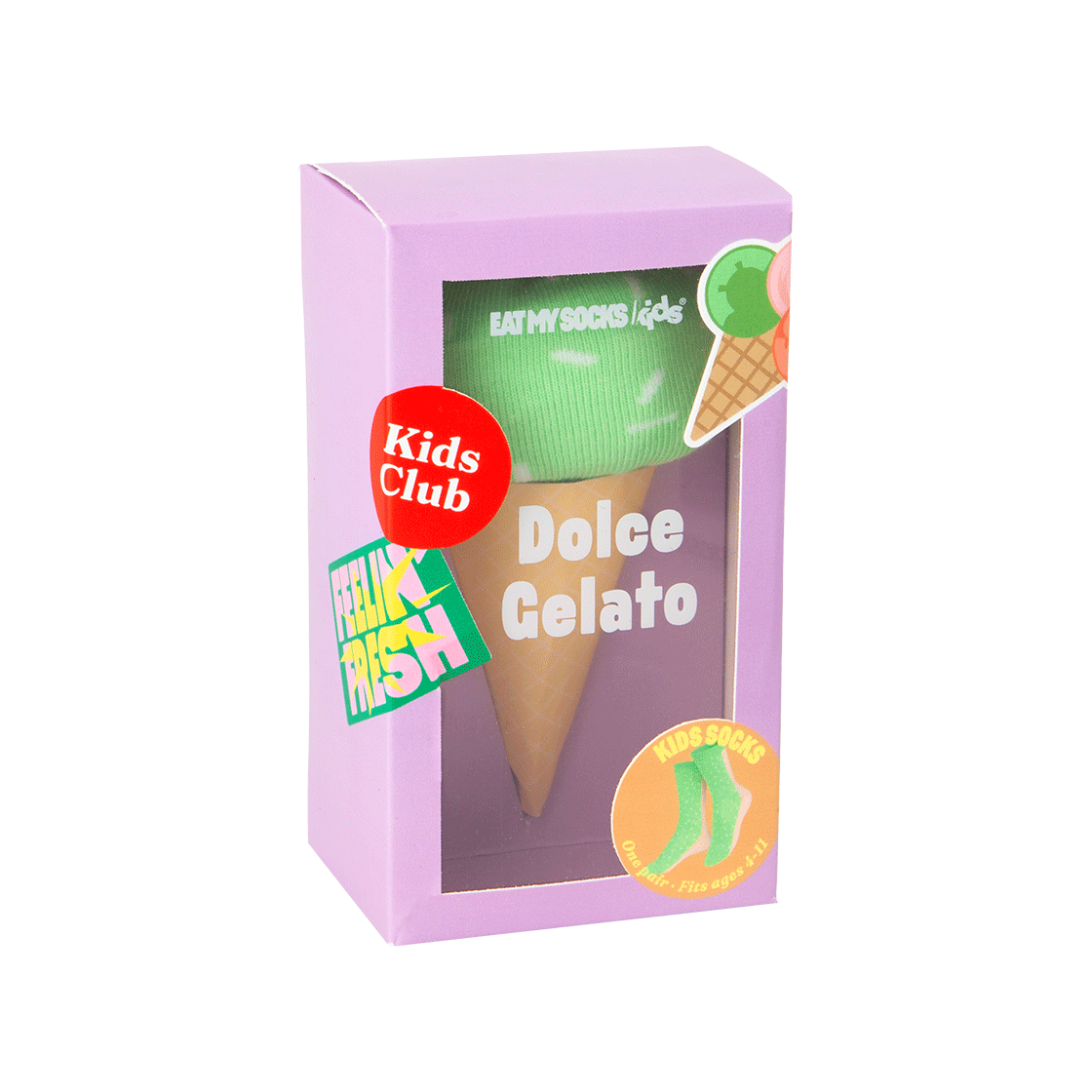 3D Gelato Kids Eat My Socks 3D Gelato Kids
