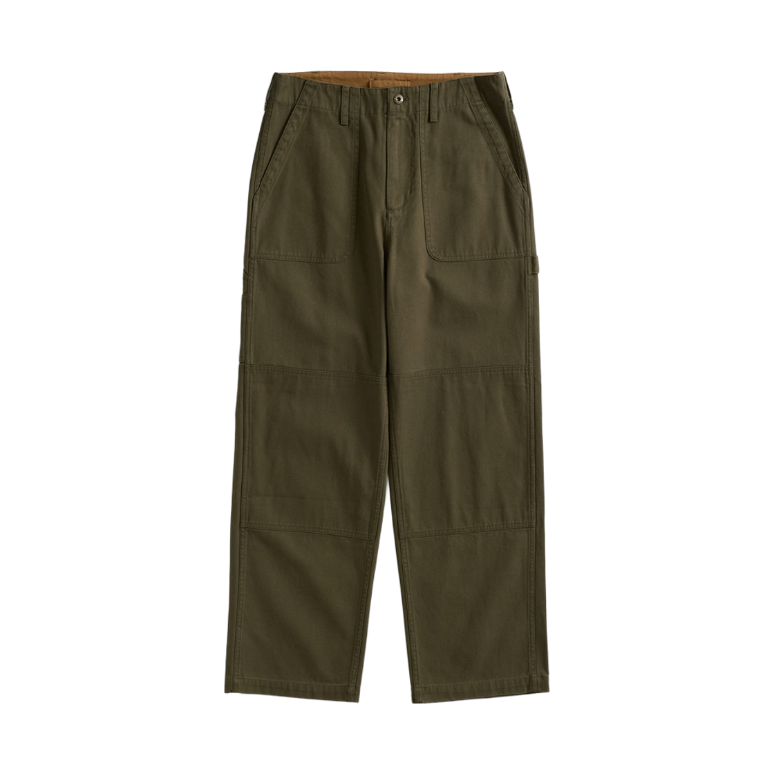 GW26CPT01-OV Guernsey Woollens Broken Twill Carpenter Pants Olive