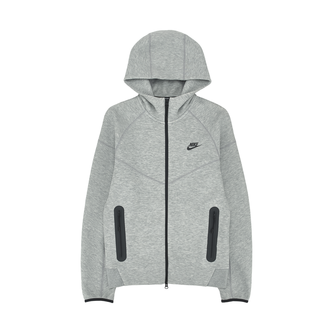 FB7922-063 Nike NSW Tech Fleece Windrunner Full Zip Hoodie Dark Grey Heather - Asia