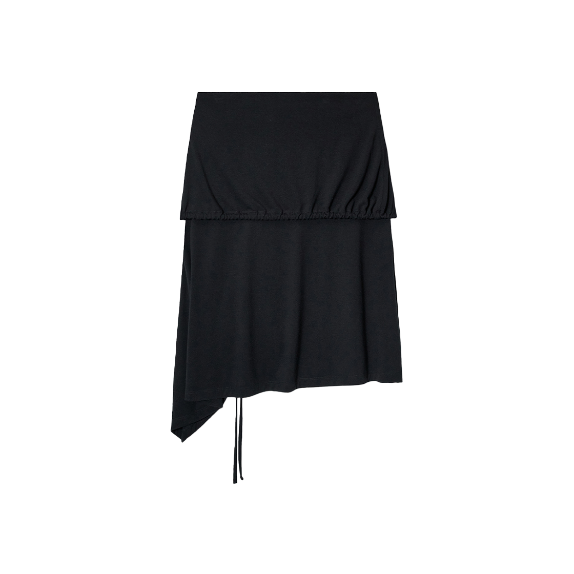 시메트릭 퍼센트 멀티웨이 저지 스커트 블랙(symmetric percent Multi-Way Jersey Skirt Black) - 2