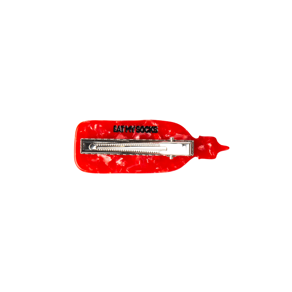 잇마이삭스 Sriracha 스리라차 헤어핀 머리핀(Eat My Socks Sriracha  Hair Clips) - 2