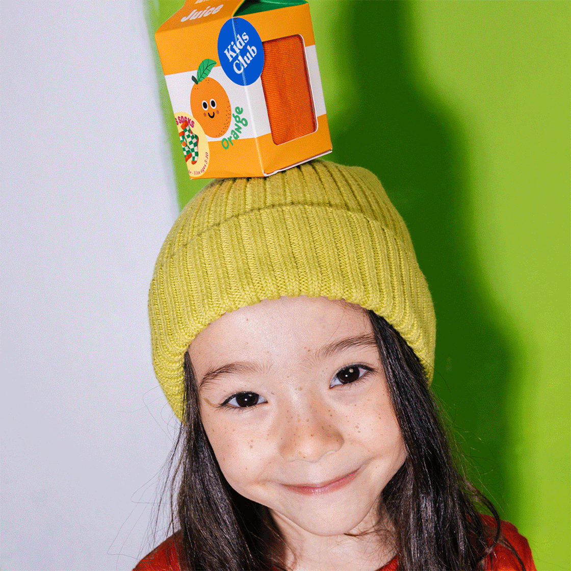 잇마이삭스 3D Orange Juice 오렌지쥬스 키즈양말(Eat My Socks 3D Orange Juice Kids) - 4