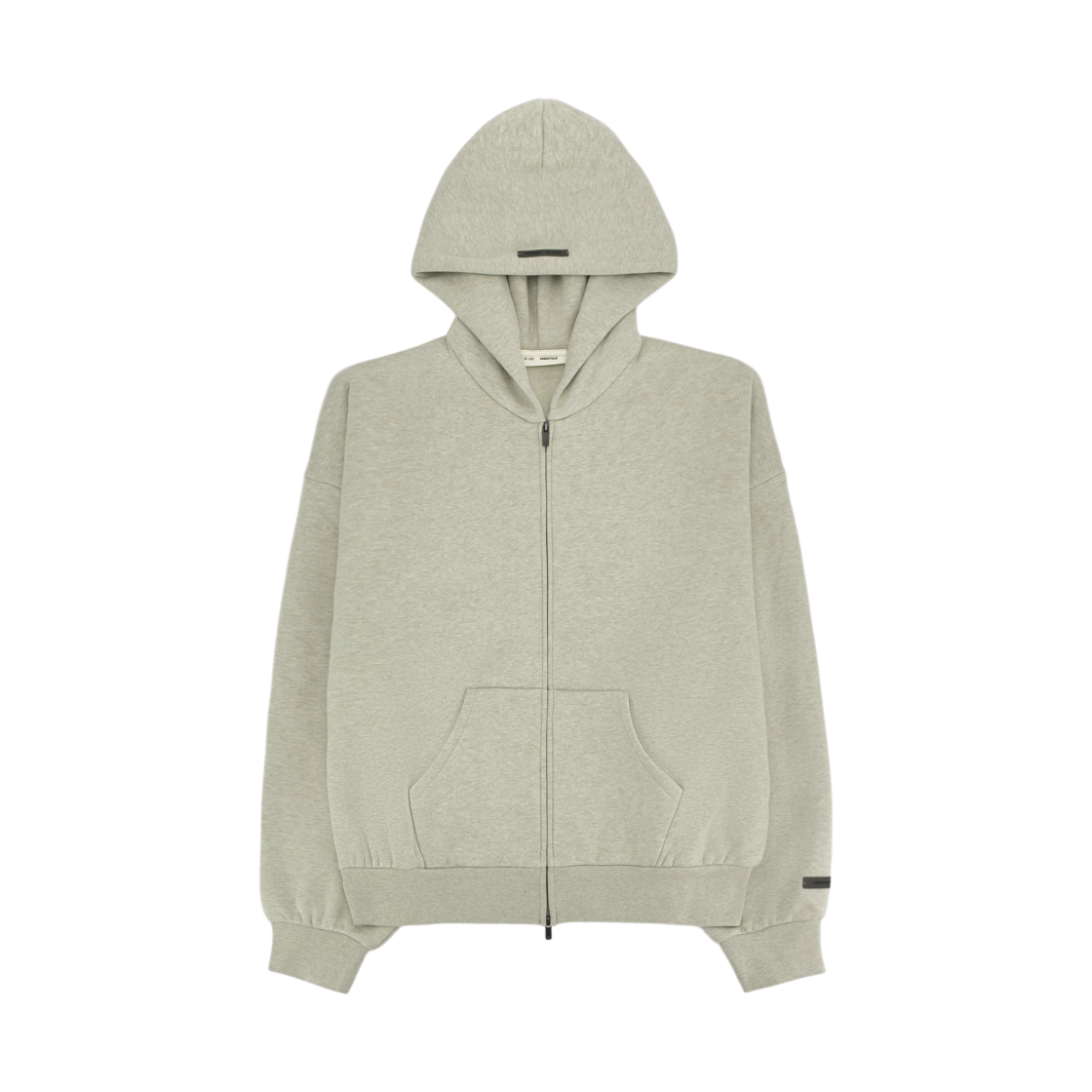 에센셜 클래식 플리스 집업 후드 헤더 스톤 - 25SS(Essentials Classic Fleece Zip Up Hoodie Heather Stone - 25SS)