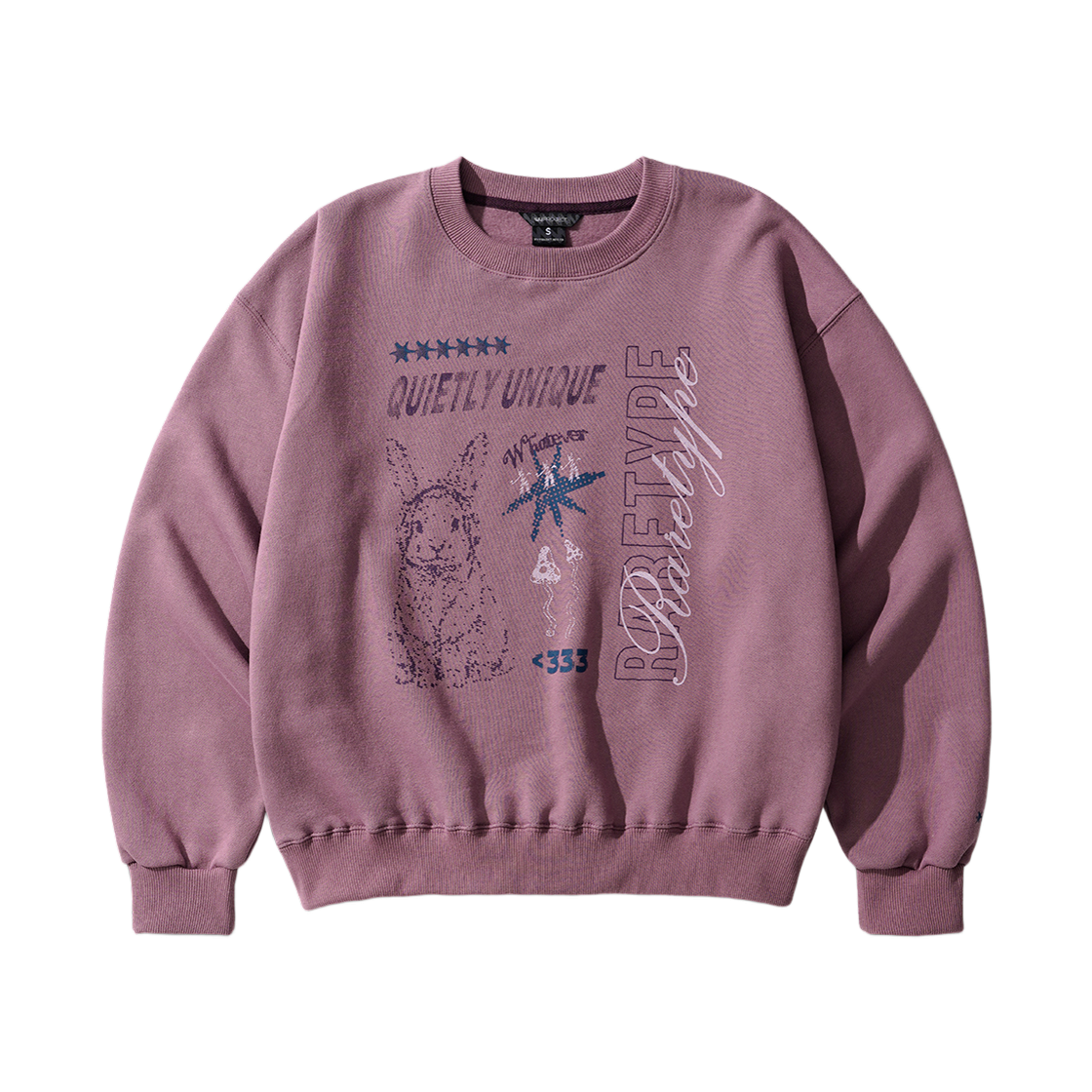 HSMT7885_palepurple_29 WV PROJECT Rare Type Sweatshirt Palepurple HSMT7885