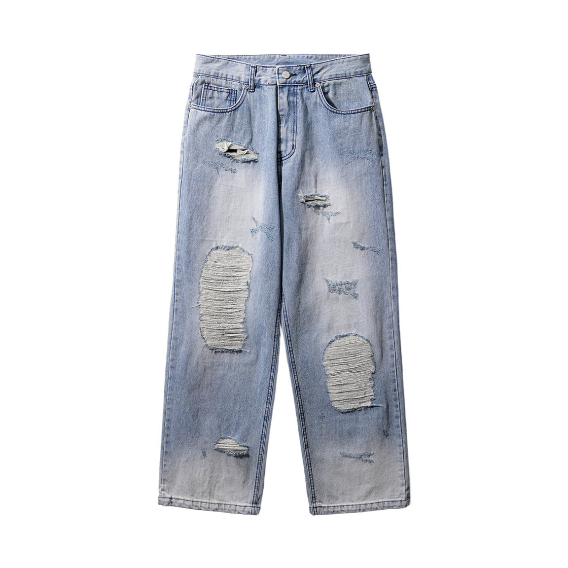 JJLP9158_vintageblue_29 PUNCHLINE Heavy Destroyed Washing Denim Pants Vintageblue JJLP9158