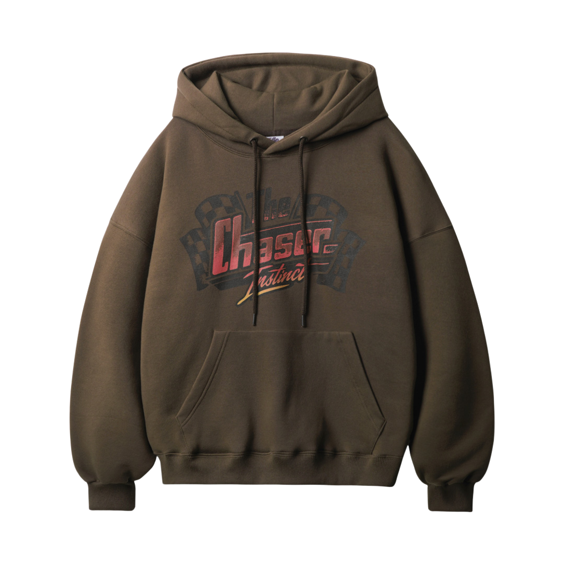 JIHD9211_brown_29 PUNCHLINE Chaser Hoodie Brown JIHD9211
