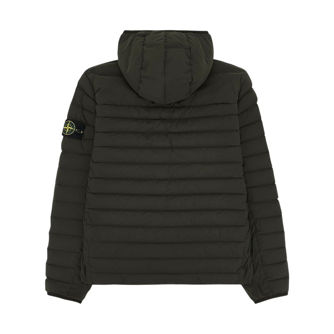 스톤 아일랜드 4100107 심리스 터널 나일론 다운-TC 후드 다운 자켓 콜 그레이 - 26FW(Stone Island 4100107 Seamless Tunnel Nylon Down-TC Hooded Down Jacket Coal Grey - 26FW) - 2