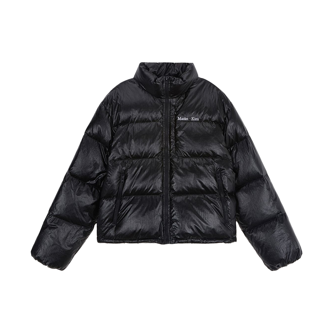 MK2600DW012VBB (W) Matin Kim Small Logo Volume Down Jumper Black
