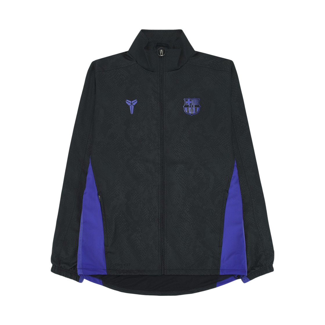HM4217-010 Nike FC Barcelona x Kobe Bryant Away Soccer Track Jacket Black Purple (Non Marking Ver.)
