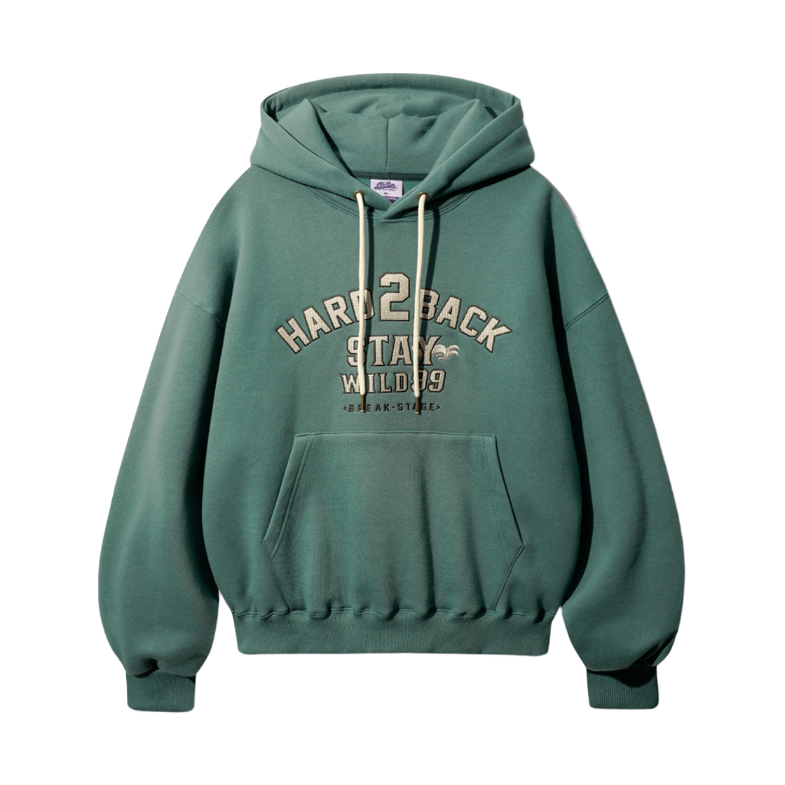 펀치라인 브레이크 스테이지 후드 빈티지그린 ISHD9212(PUNCHLINE Break Stage Hoodie Vintagegreen ISHD9212)
