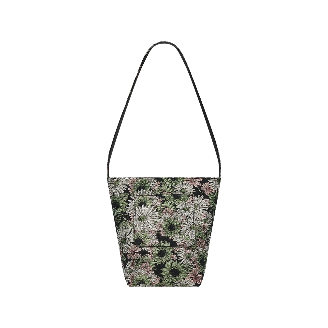 에핑글러 우먼 플라워 자카드 바스켓 토트 미니 백 블랙 - 26FW(Epingler Women Flower Jacquard Basket Tote Mini Bag Black - 26FW) - 2