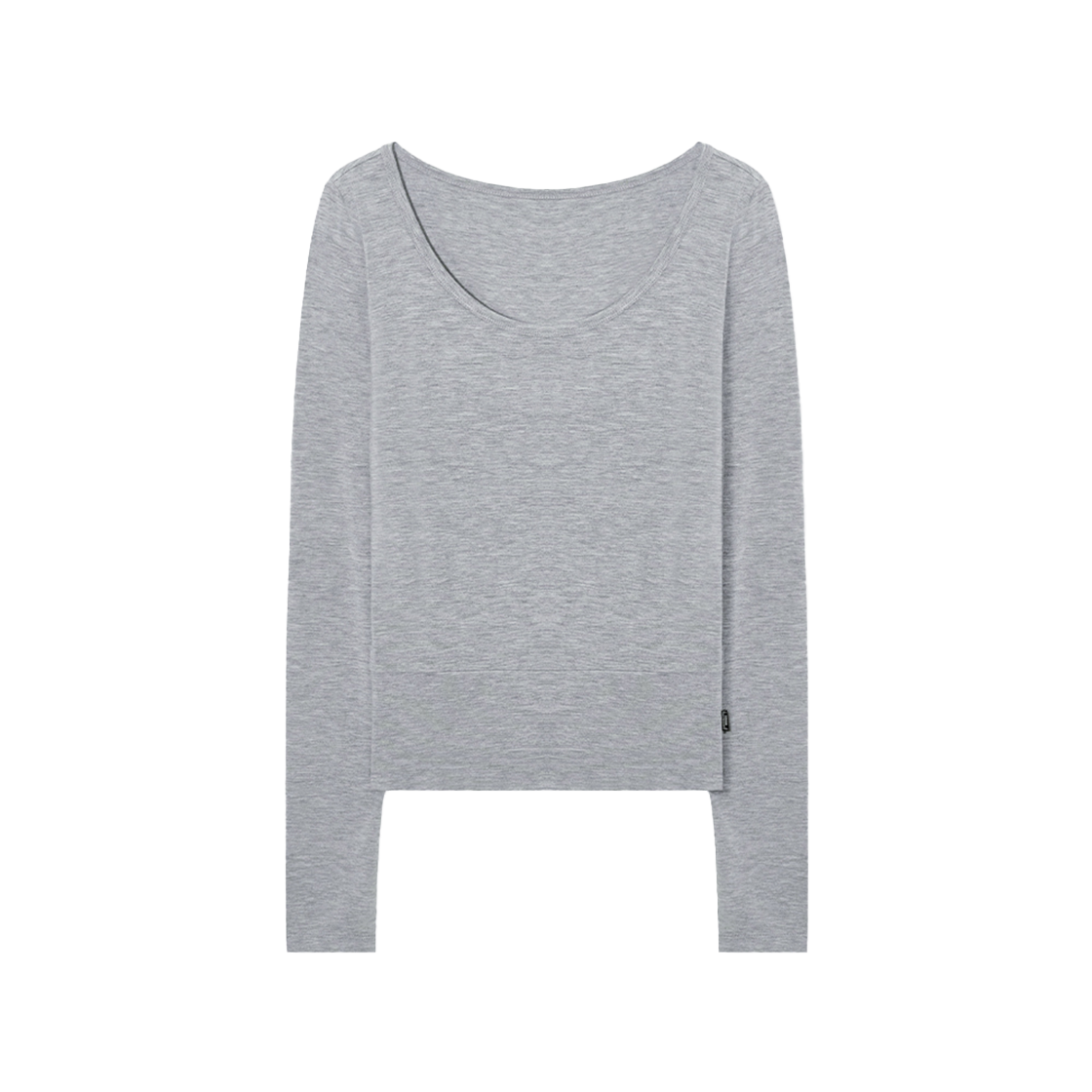 SW2F4TO13MG symmetric percent Feminine 2-way Long Sleeve Melange Grey