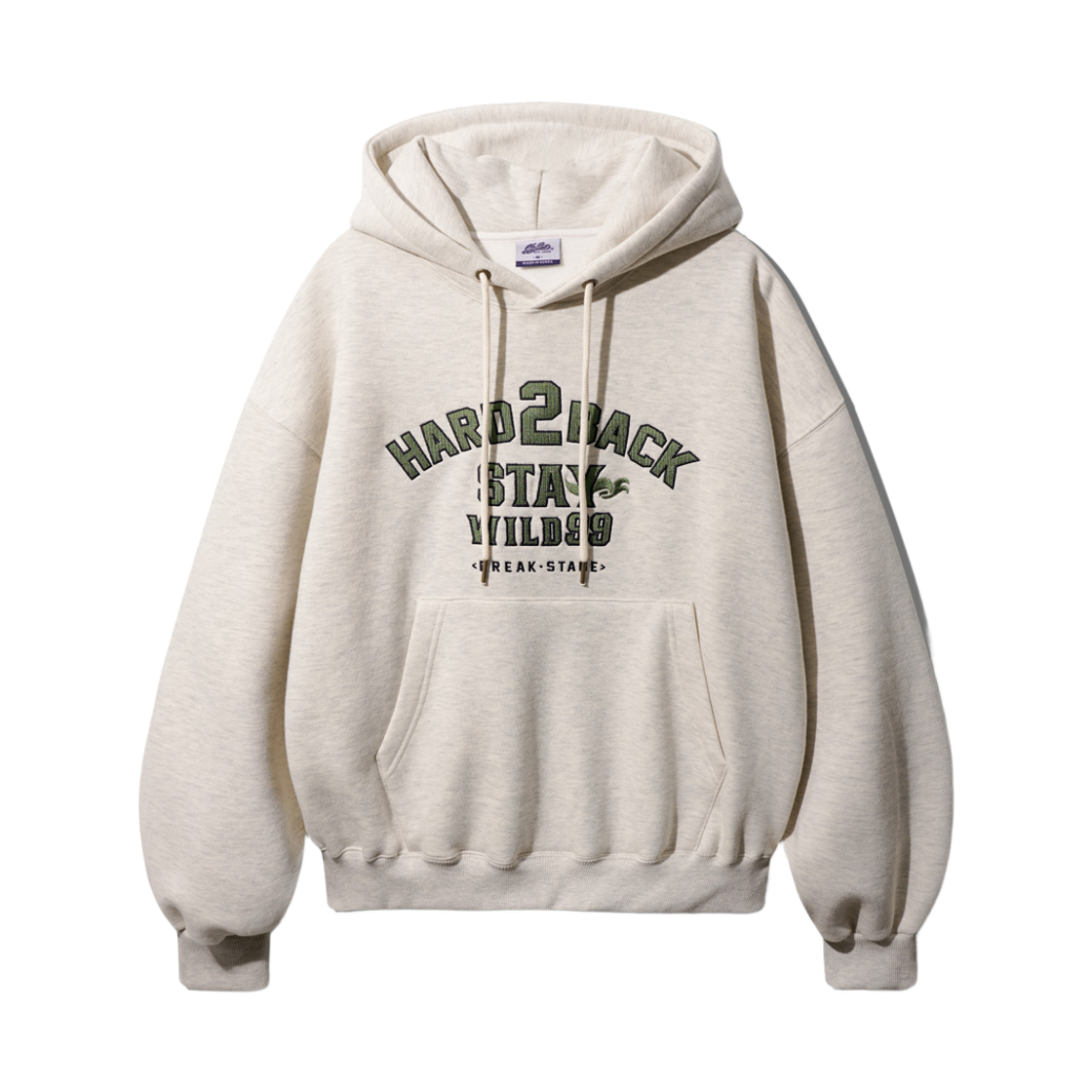 ISHD9212_oatmeal_29 PUNCHLINE Break Stage Hoodie Oatmeal ISHD9212