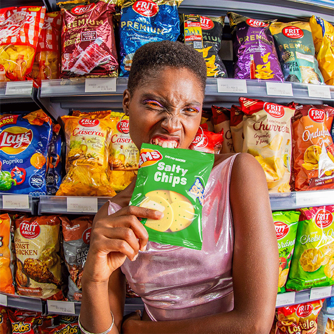 잇마이삭스 3D Salty Chips Green 감자칩 그린 삭스 양말(Eat My Socks 3D Salty Chips Green) - 4