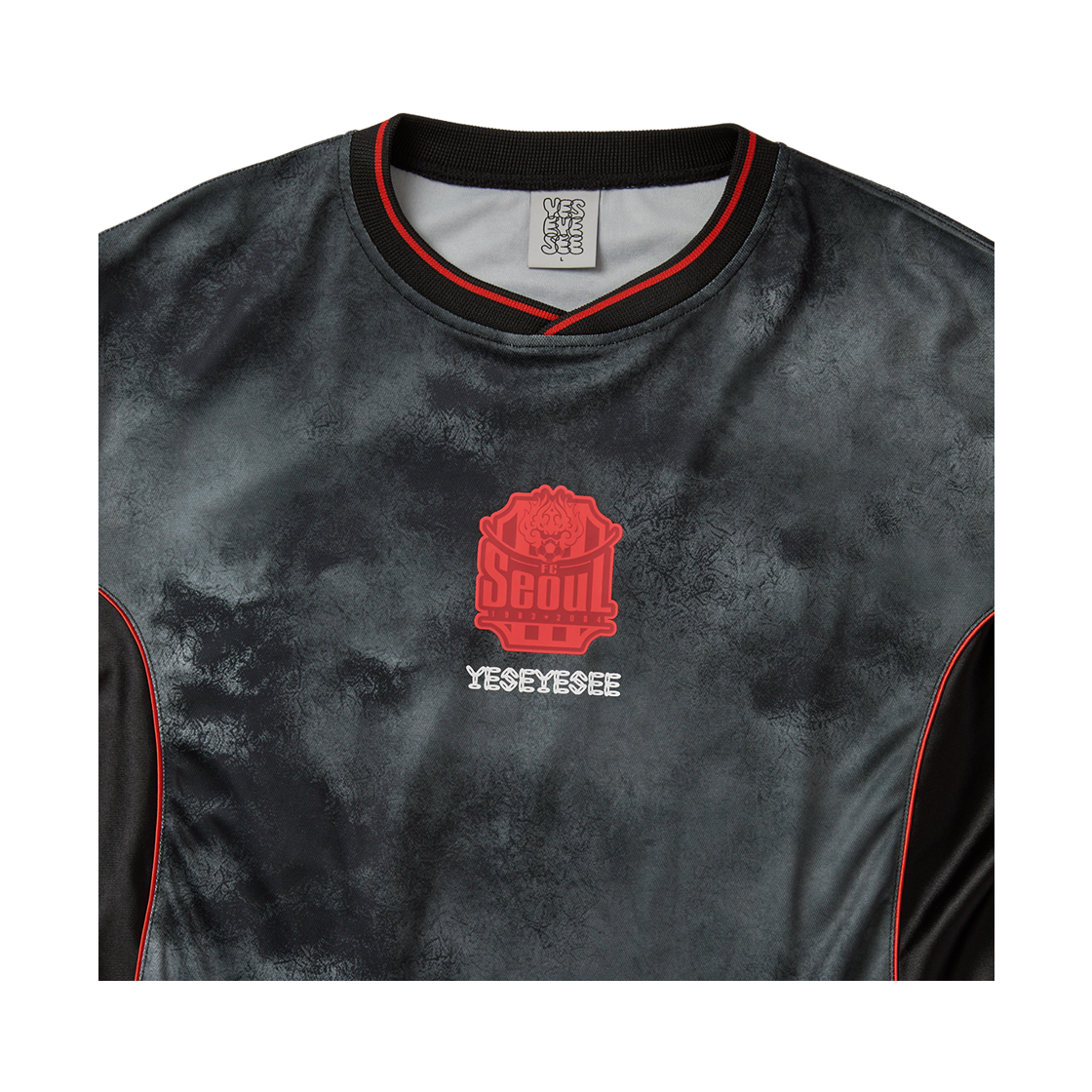 [KREAM 단독] 예스아이씨 X 에프씨서울 써드 롱슬리브 저지 블랙([KREAM 단독] YESEYESEE X FC SEOUL L/S Third Jersey Black) - 3