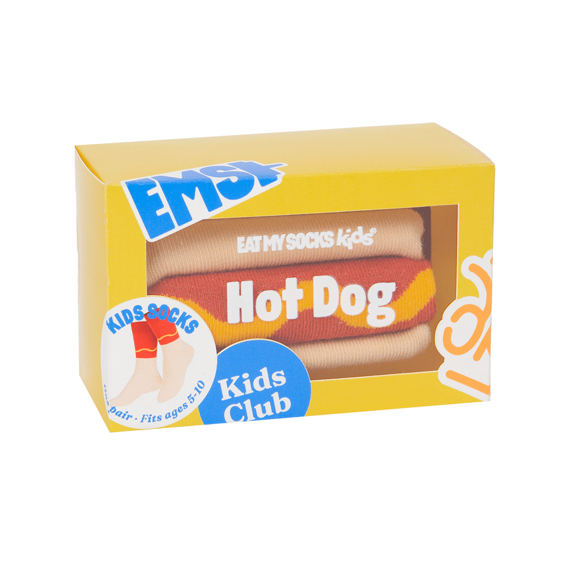 3D Hot Dog Kids Eat My Socks 3D Hot Dog Kids