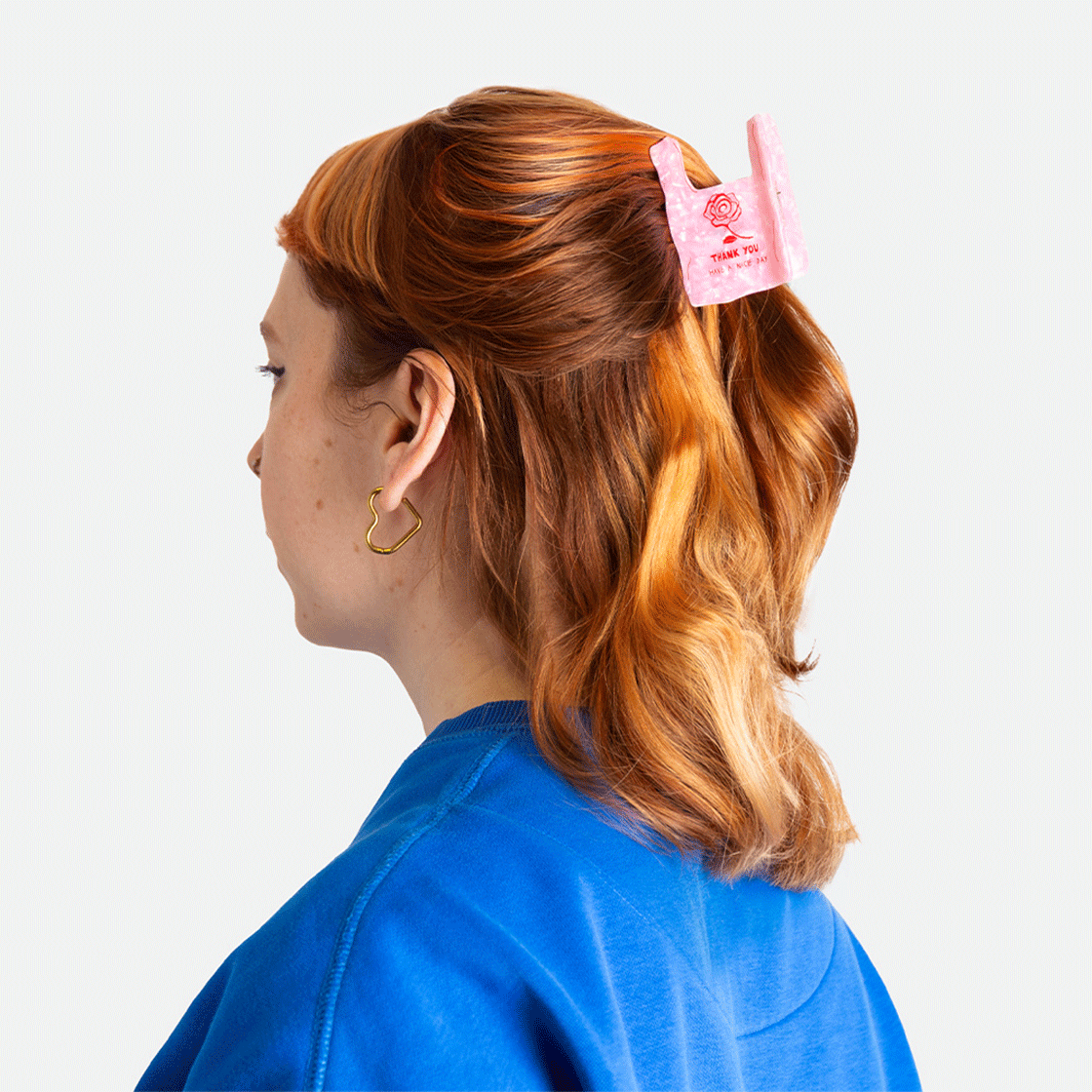 잇마이삭스 Pink Bag 핑크 백 헤어 집게핀(Eat My Socks Pink Bag Hair Claws) - 3