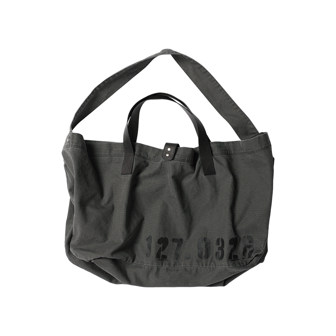 더바이닐하우스 새들 빅백 차콜(Thevinylhouse Saddle Big Bag Charcoal) - 2