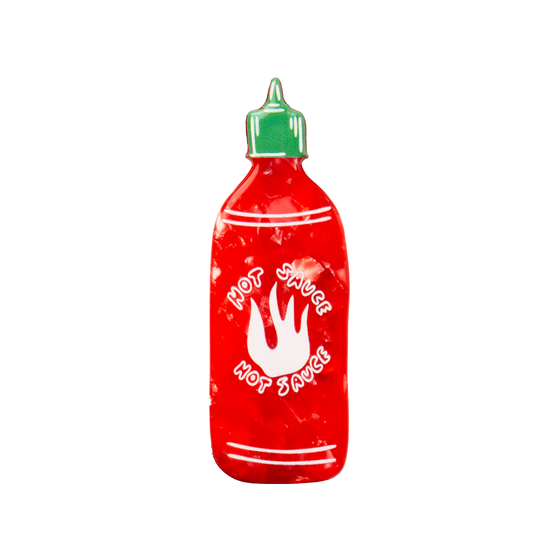 Sriracha Hair Clips Eat My Socks Sriracha  Hair Clips