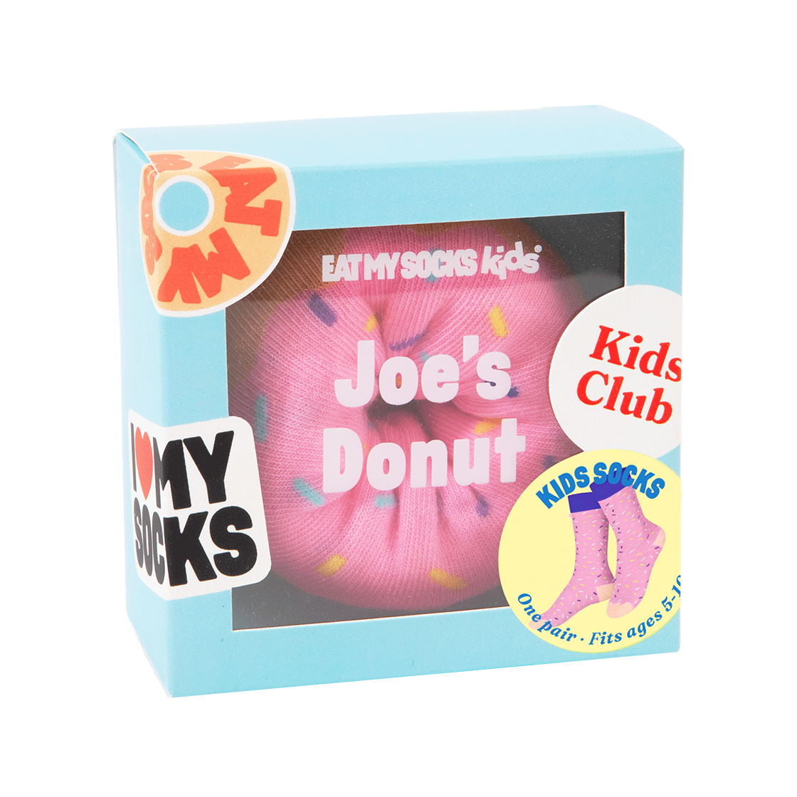 3D Donut Kids Pink Eat My Socks 3D Donut Kids Pink