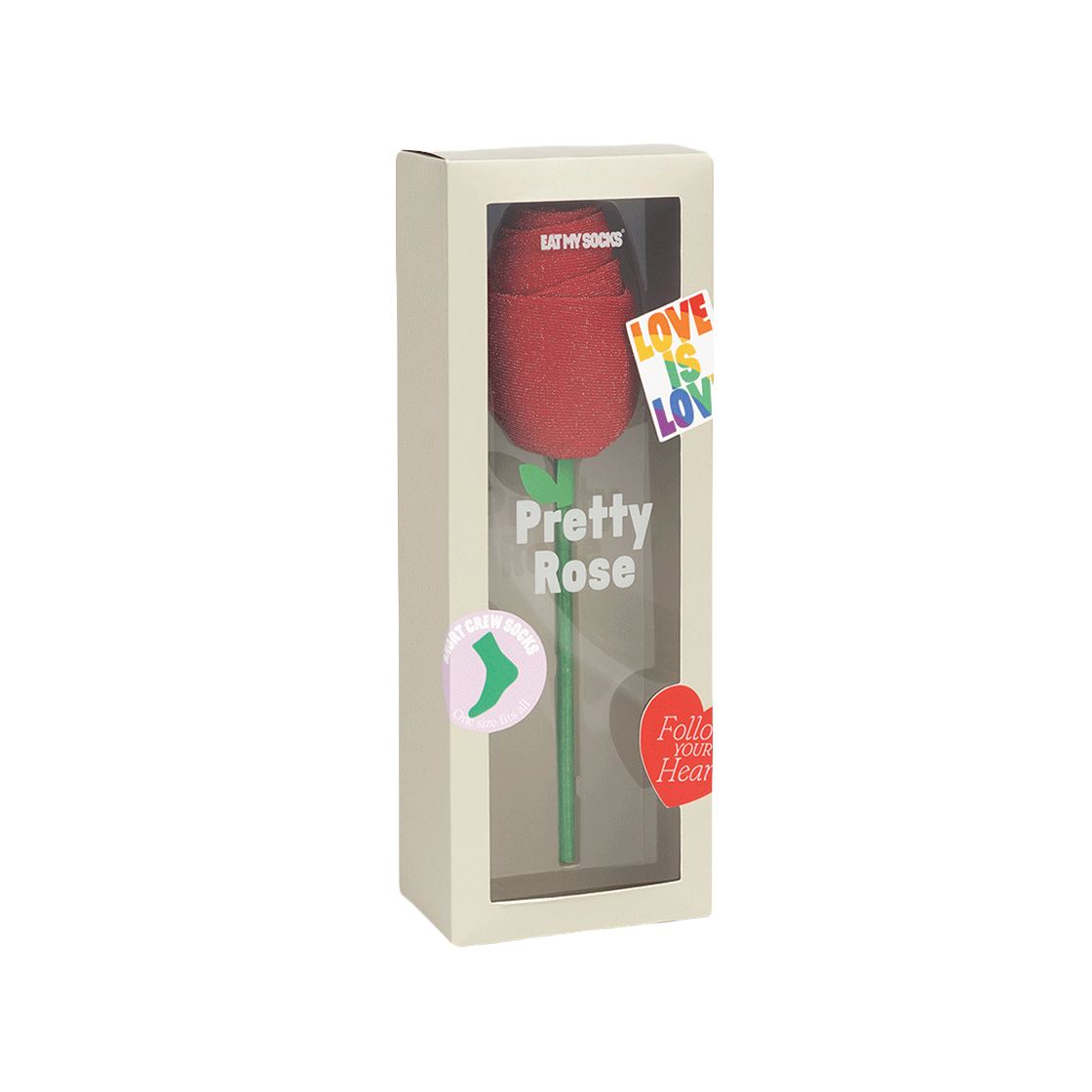 3D Pretty Rose Red Eat My Socks 3D Pretty Rose Red