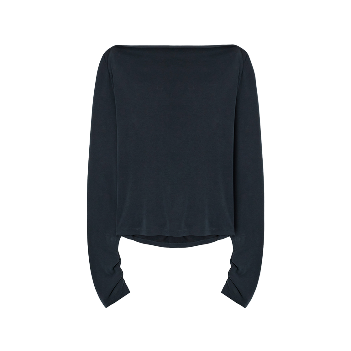시메트릭 퍼센트 드레이프 큐프라 탑 블랙(symmetric percent Drape Cupra Top Black) - 2
