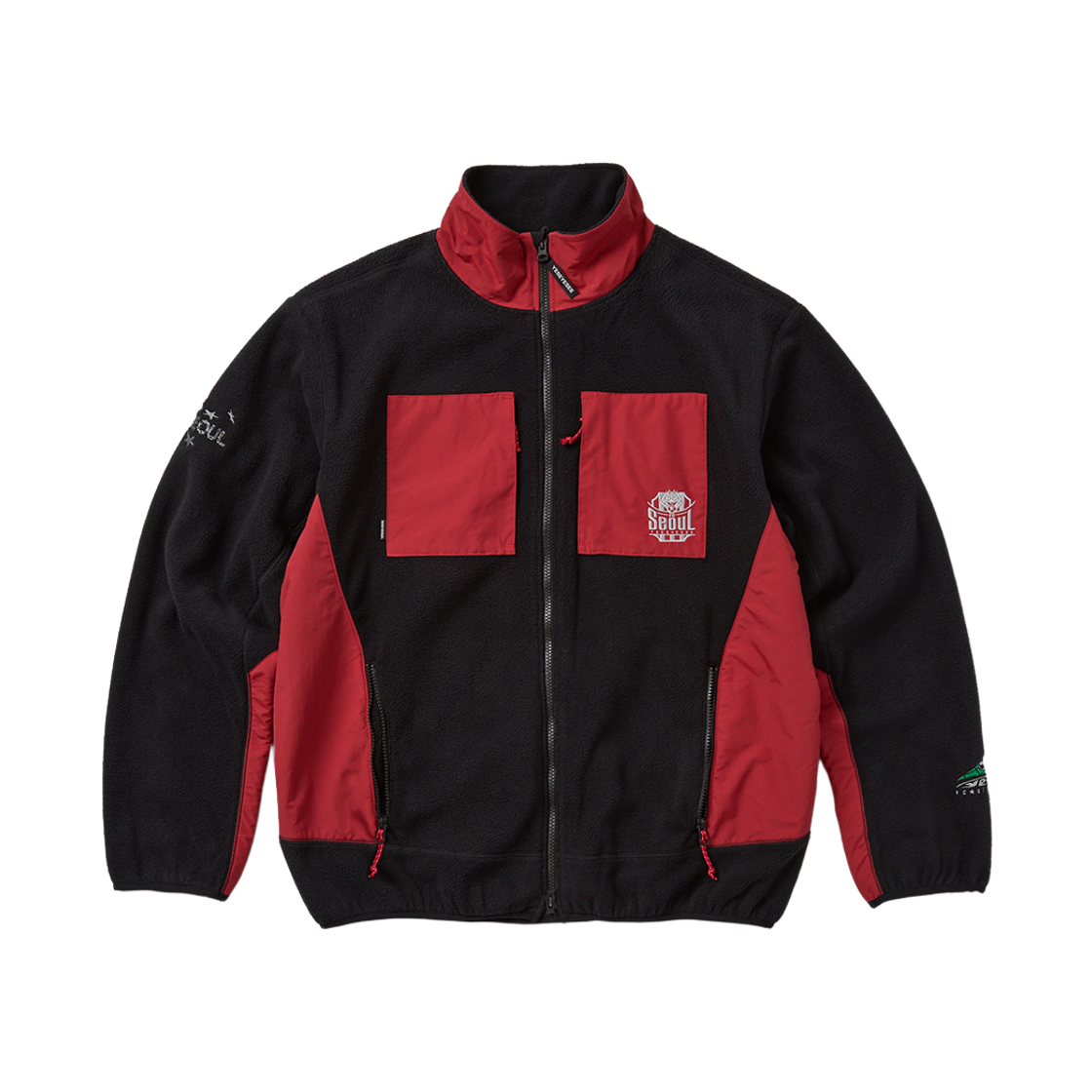 [KREAM 단독] 예스아이씨 X 에프씨서울 플리스 집 자켓 블랙([KREAM 단독] YESEYESEE X FC SEOUL Fleece Zip Jacket Black)
