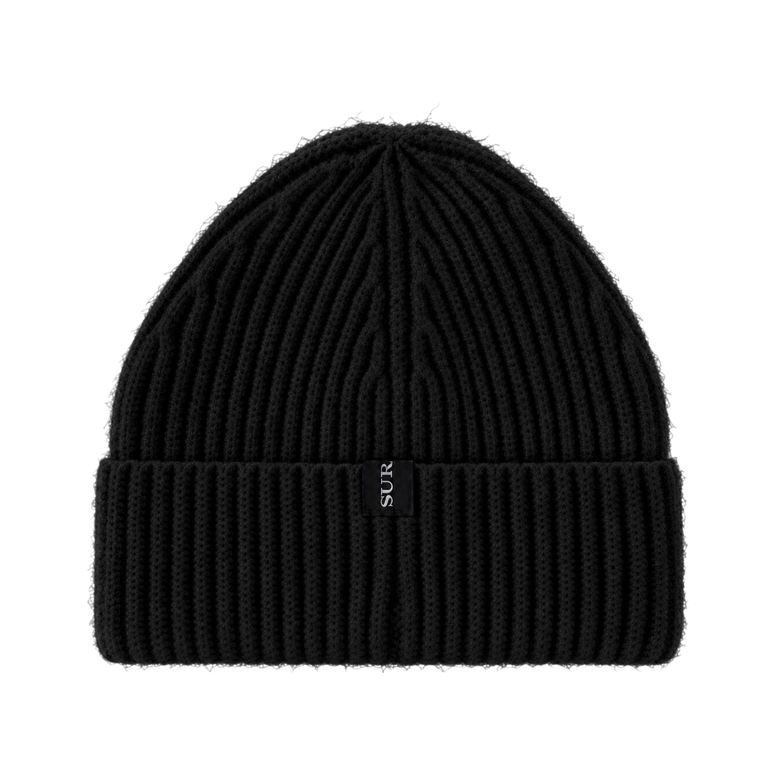 [주문제작] 써저리 플레이드 클로버 로고 비니 블랙([주문제작] Surgery Frayed Clover Logo Beanie Black) - 2