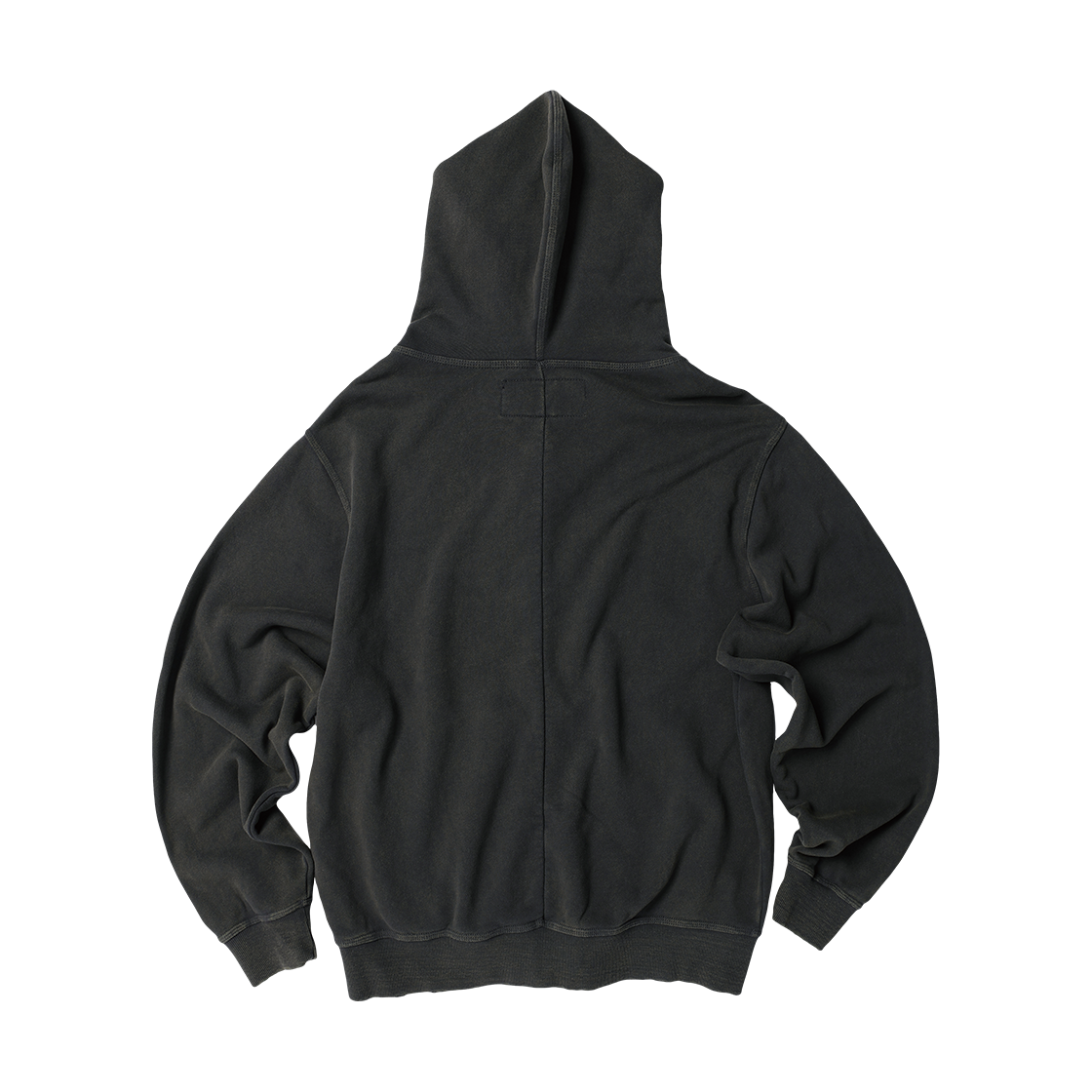 더바이닐하우스 버튼 워시드 후디 집업 차콜(Thevinylhouse Button Washed Hoodie Zip-Up Charcoal) - 2