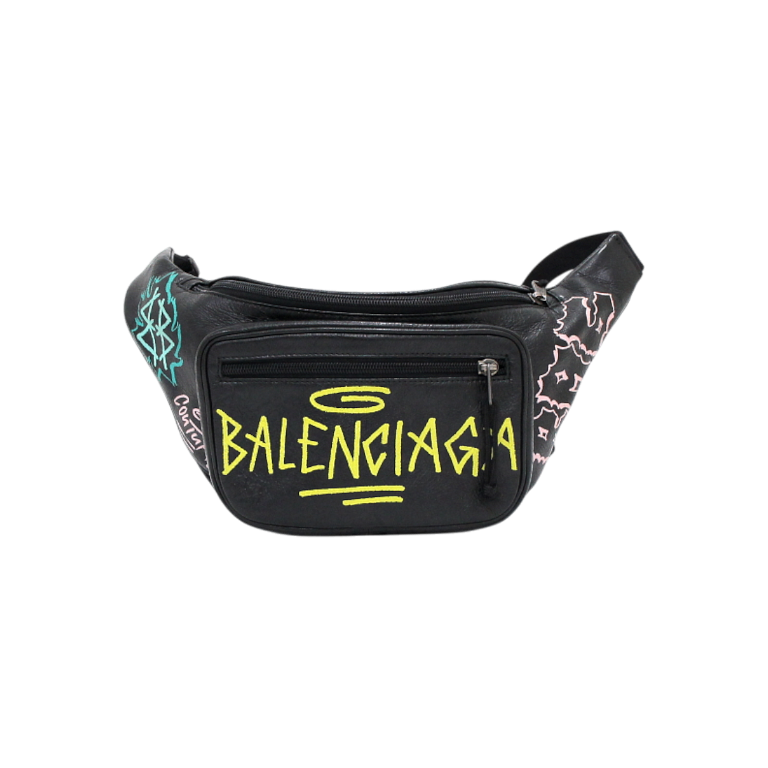 IT3M4NP8SHIH Balenciaga Explorer Graffiti Men Belt Bag