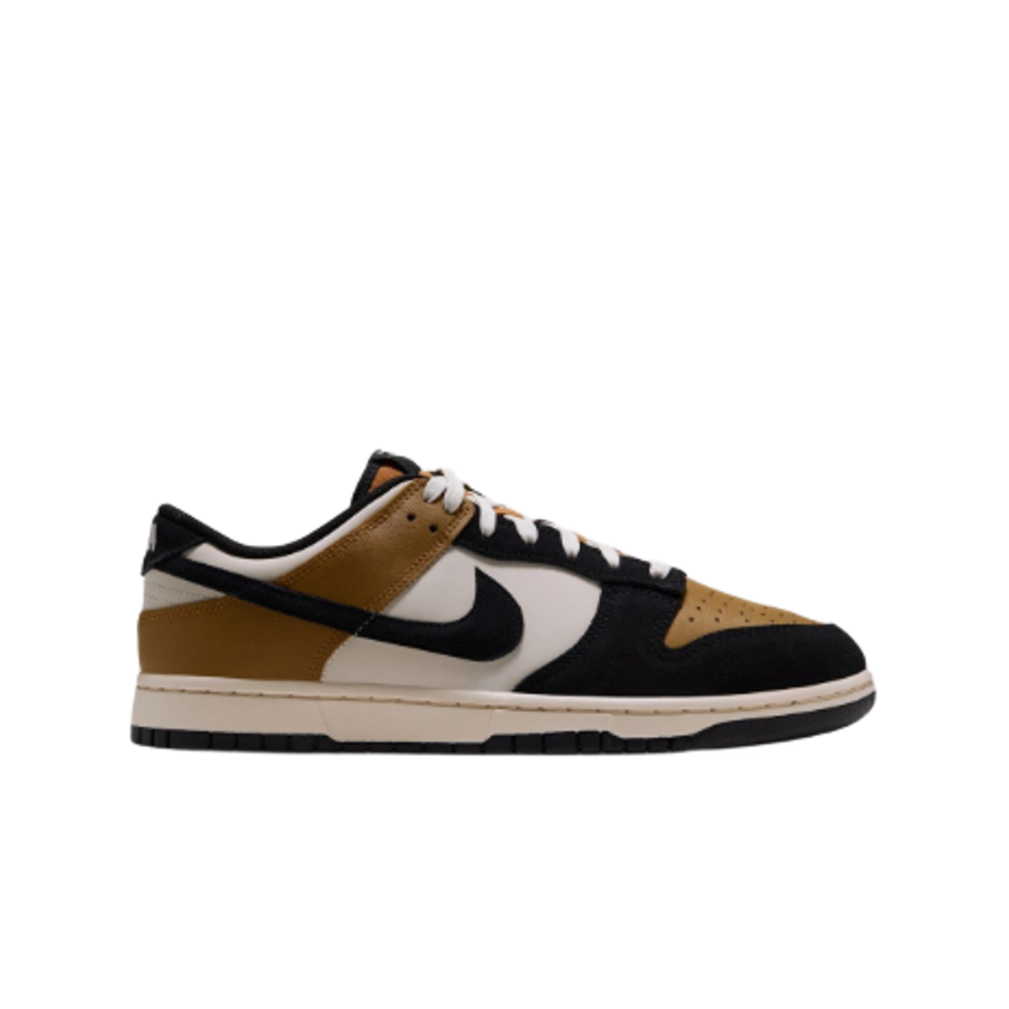 IM4414-700 Nike Dunk Low Retro Gold Suede Pale Ivory