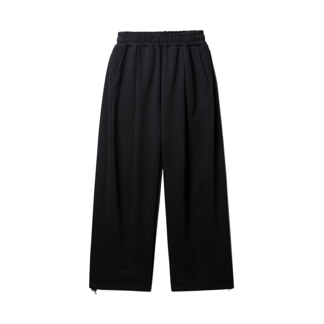 ISLP9150_black_29 PUNCHLINE Saibah Tuck Sweat Pants Black ISLP9150