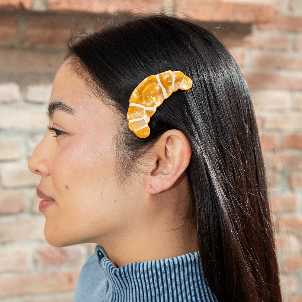 잇마이삭스 Croissant 크로와상 헤어핀 머리핀(Eat My Socks Croissant Hair Clips) - 4