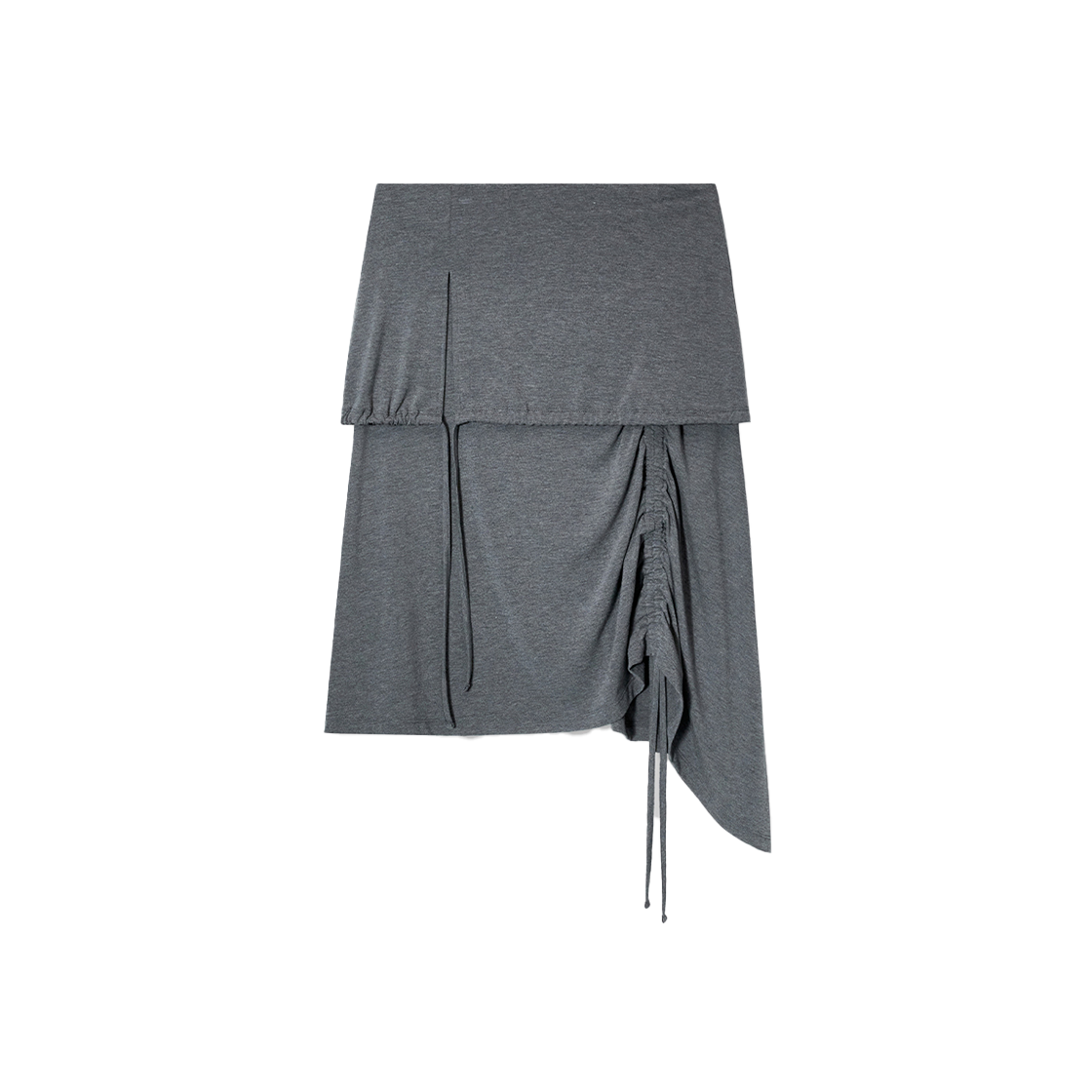 시메트릭 퍼센트 멀티웨이 저지 스커트 그레이(symmetric percent Multi-Way Jersey Skirt Grey)