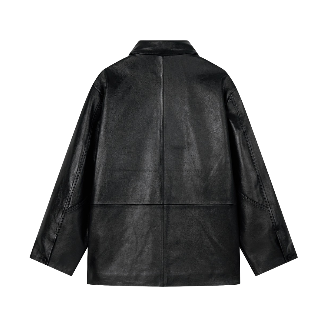 에핑글러 우먼 레더 맥 코트 블랙 - 26FW(Epingler Women Leather Mac Coat Black - 26FW) - 2