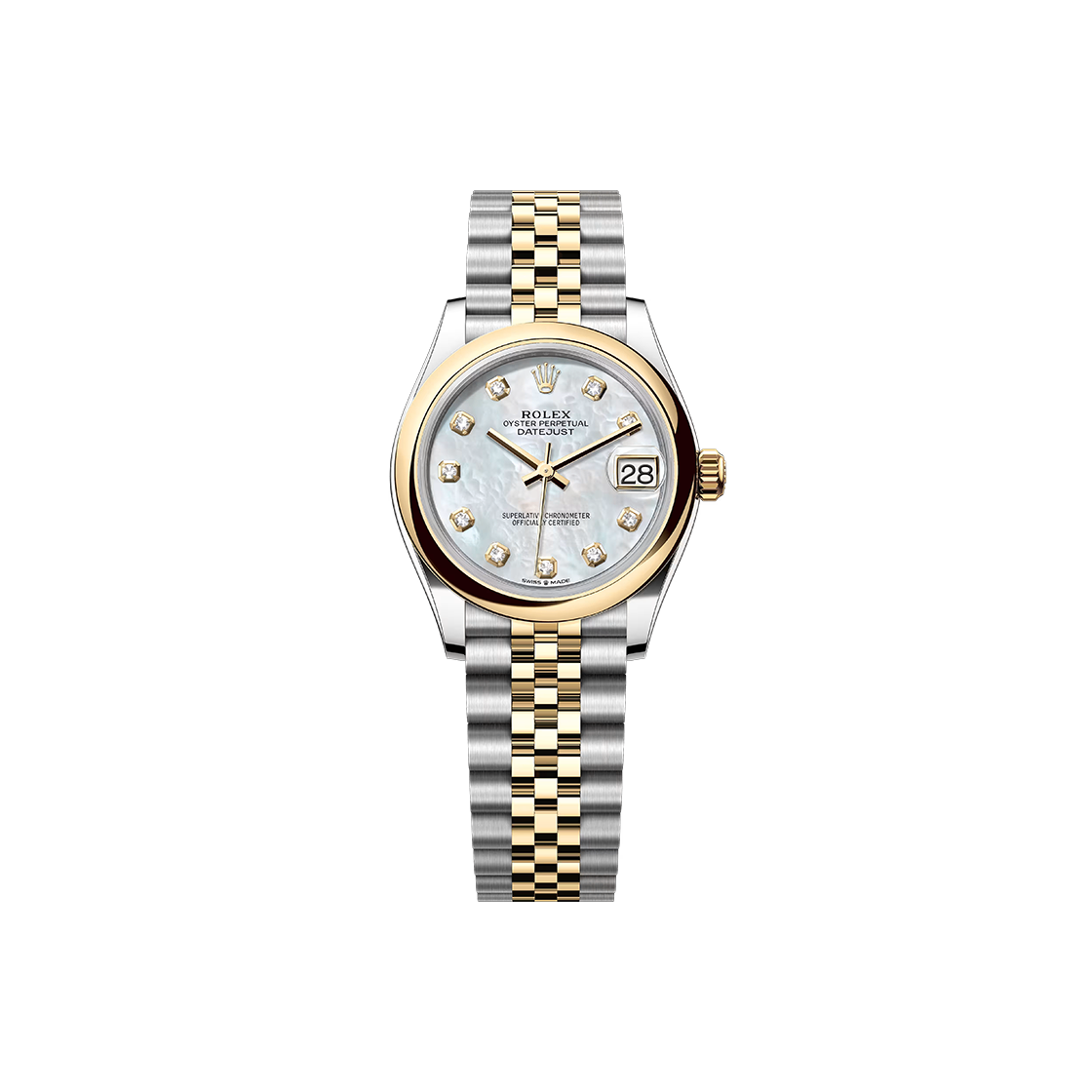 롤렉스 데이저스트 돔베젤 자개 10P 쥬빌리(Rolex Datejust Mother of Pearl Dial Jubilee Bracelet)