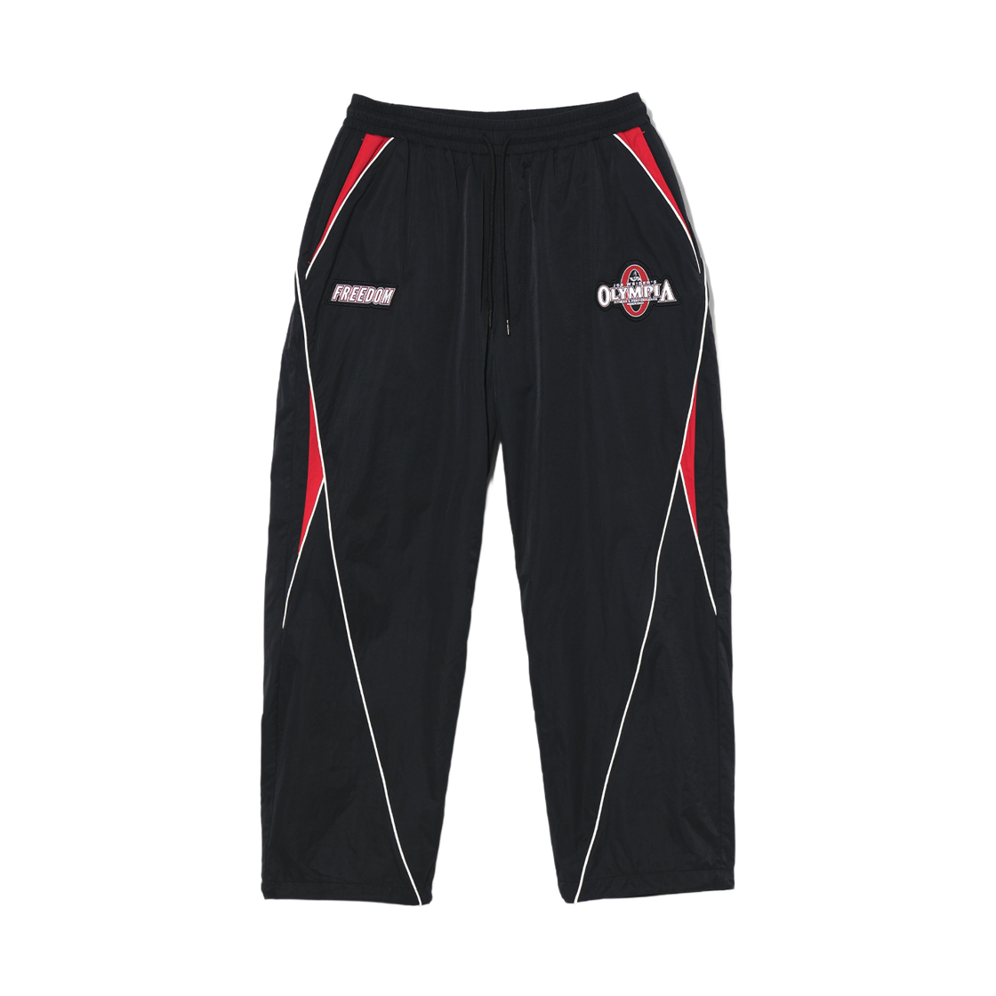 프리덤 올림피아 패널 라인 트랙팬츠 블랙(FREEDOM Olympia Panel Line Track Pants Black)