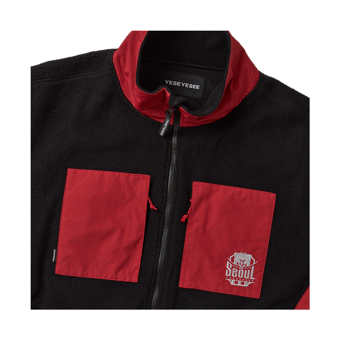 [KREAM 단독] 예스아이씨 X 에프씨서울 플리스 집 자켓 블랙([KREAM 단독] YESEYESEE X FC SEOUL Fleece Zip Jacket Black) - 3