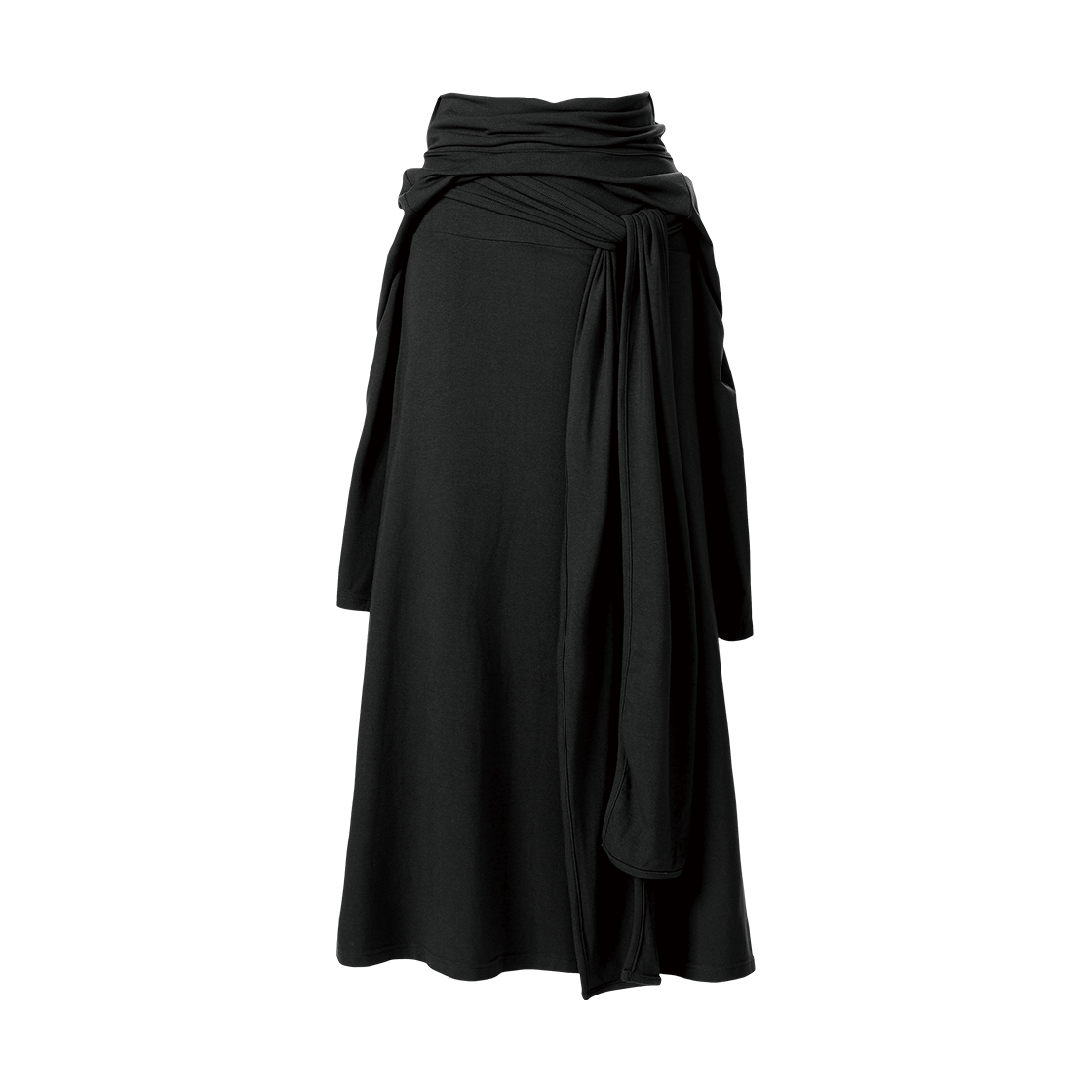 더바이닐하우스 드레이프 맥시 원피스(W) 차콜(Thevinylhouse Draped Maxi One-Piece(W) Charcoal) - 4