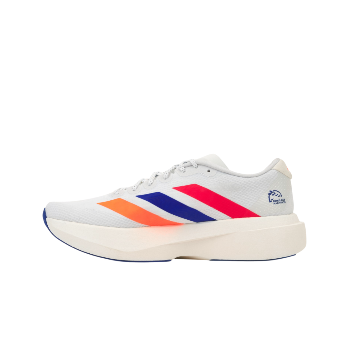 아디다스 아디제로 EVO SL 우븐 클라우드 화이트 루시드 레드(Adidas Adizero Evo SL Woven Cloud White Lucid Red) - 3