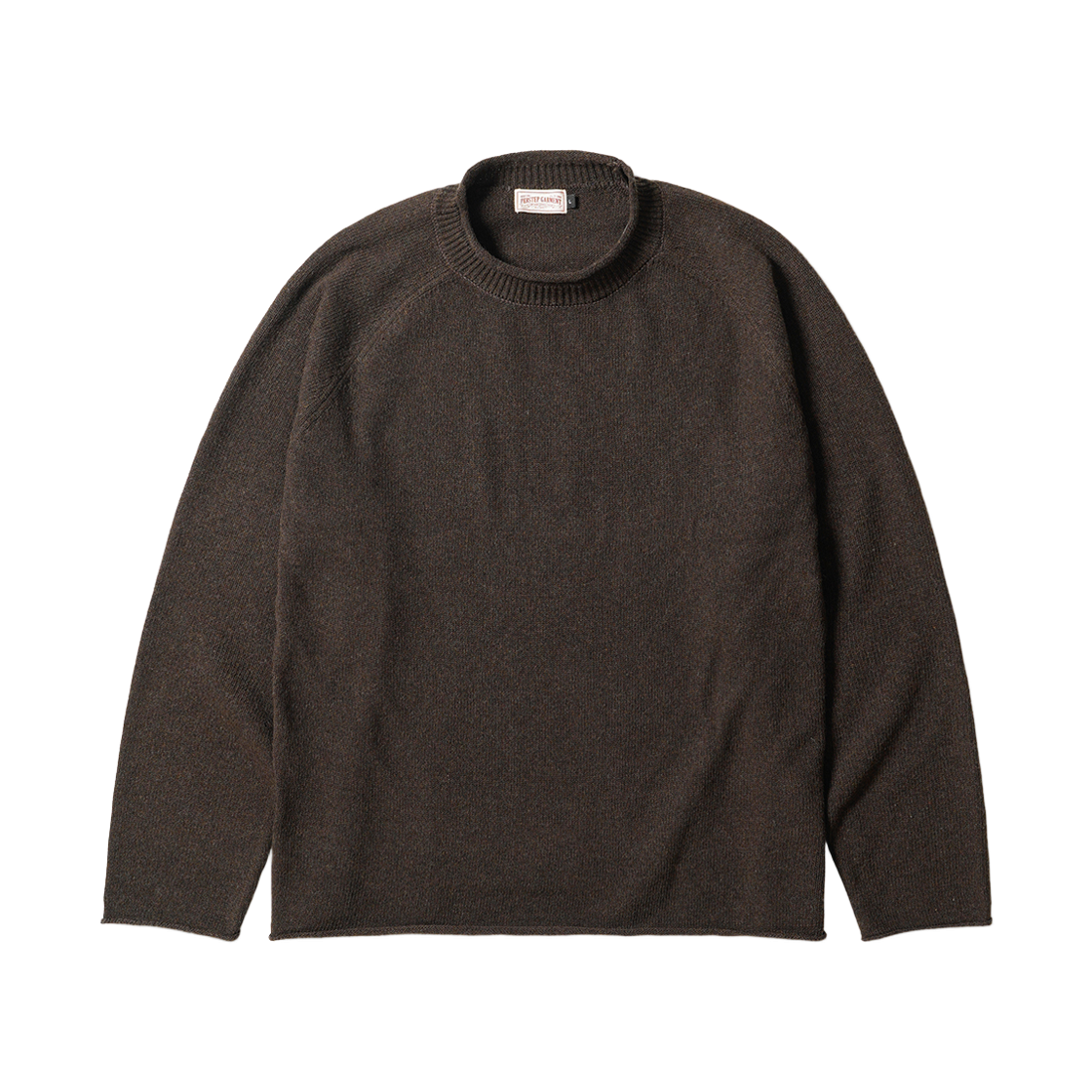 JUKN4791_brown_29 PERSTEP Roughroll Knit Brown JUKN4791