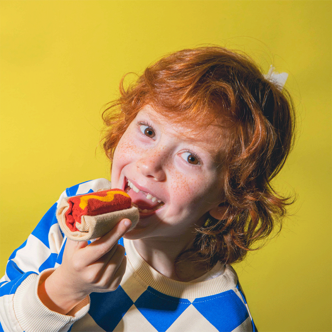 잇마이삭스 3D Hot Dog 핫도그 키즈양말(Eat My Socks 3D Hot Dog Kids) - 3