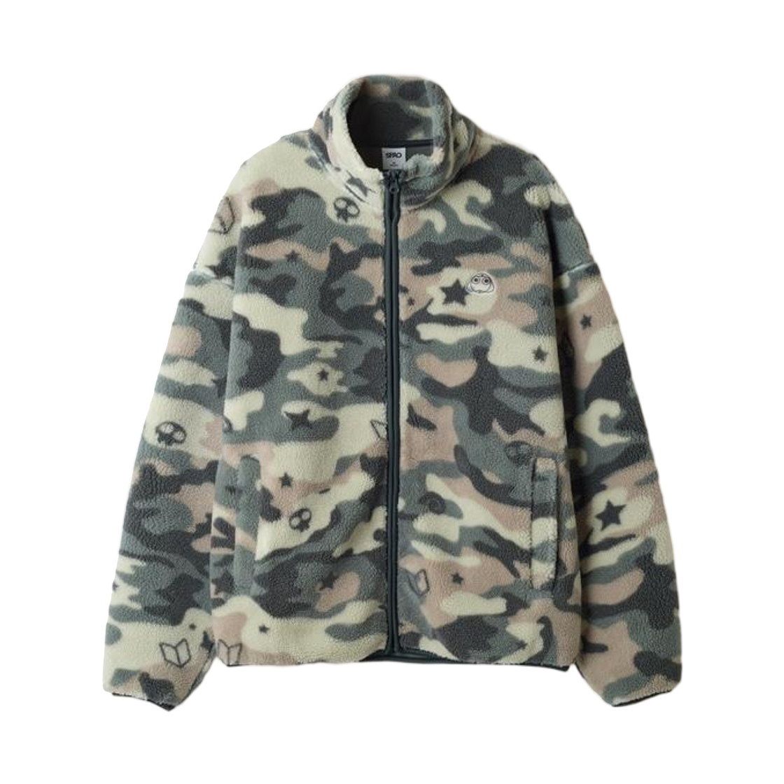 SPFZG4TU01 Spao x Sergeant Keroro Dumble Fleece Khaki